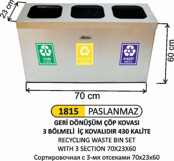 Geri Dönüşüm Çöp Kovası