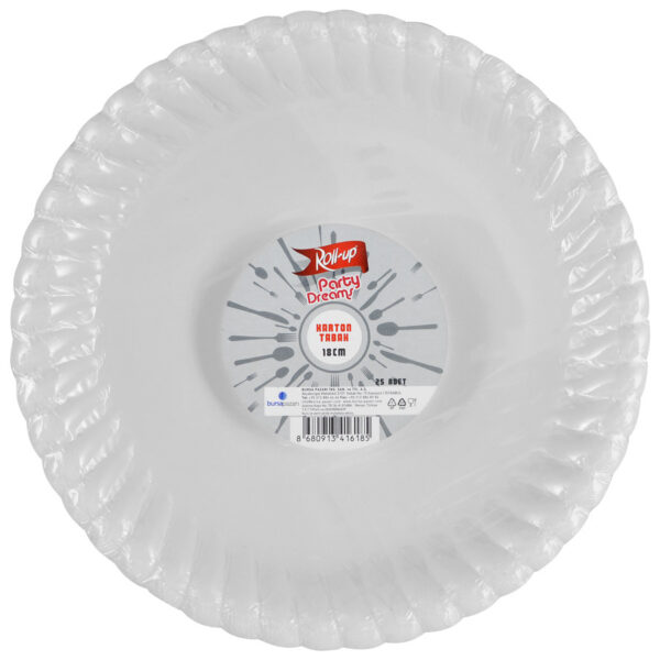 Karton Tabak 18 cm 25’li