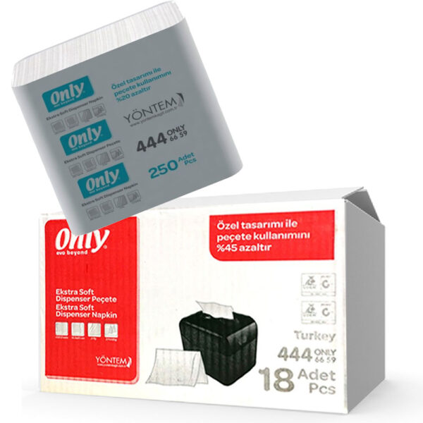 Only Soft 18 adet Dispenser Peçete